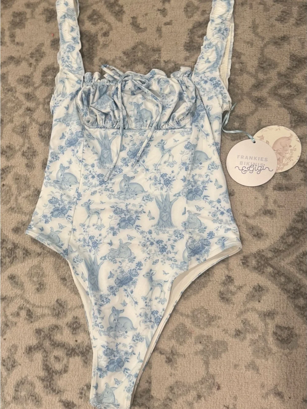 NWT Frankie’s Bikini x Gigi Hadid Fawn one piece
